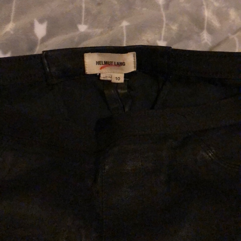 Helmut Lang leather leggings